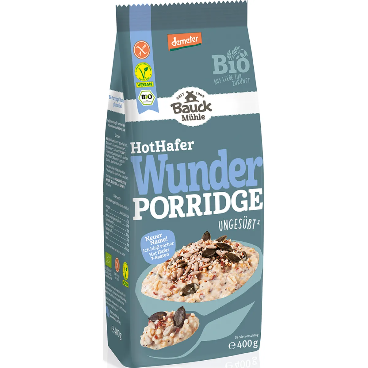 Bauck Mühle Hot Hafer Wunder Porridge 400 g