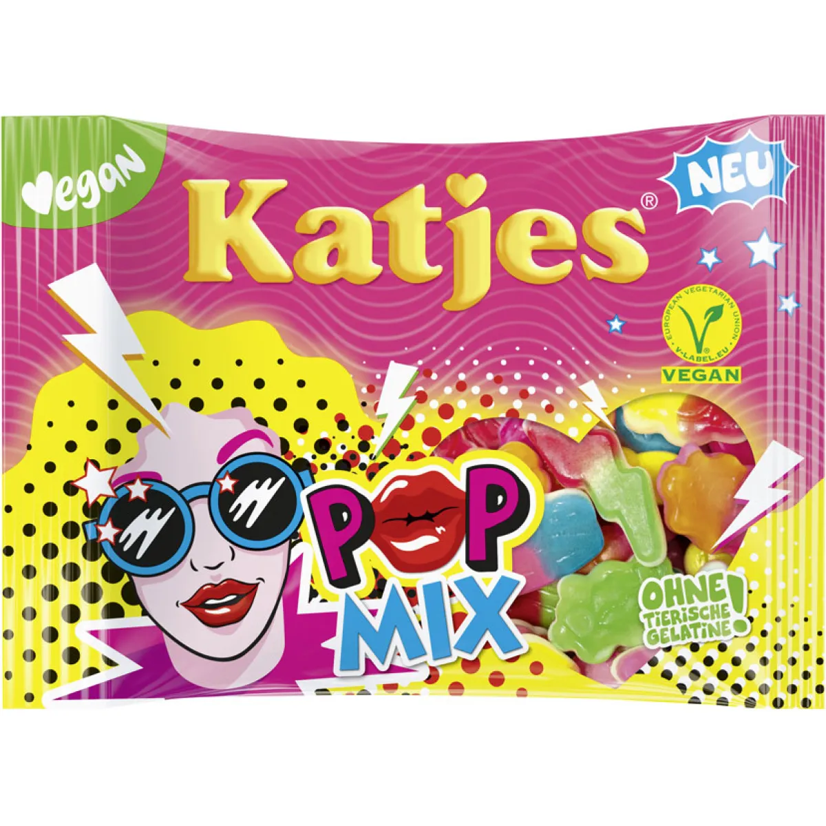 Katjes Pop Mix Kaubonbon Style 175 g