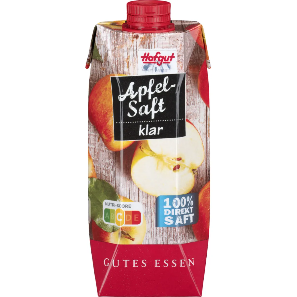Hofgut Apfelsaft klar 0,75 l
