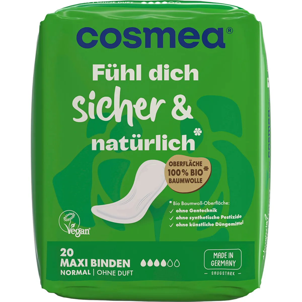 Cosmea Maxi Binden Normal ohne Duft 20 Stück