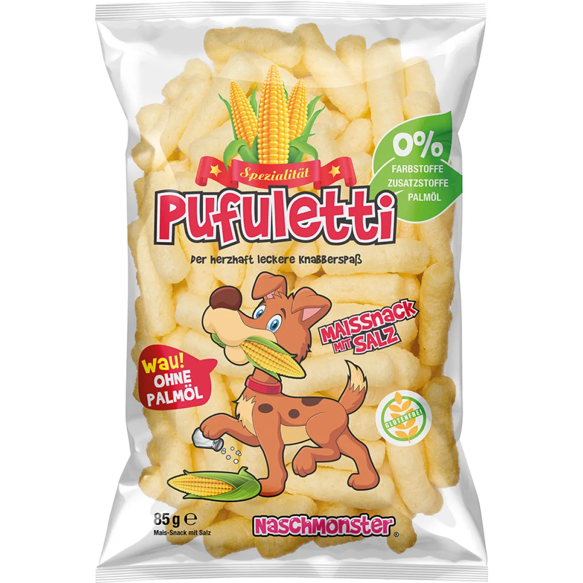 Pufuletti Maissnack mit Salz 85 g