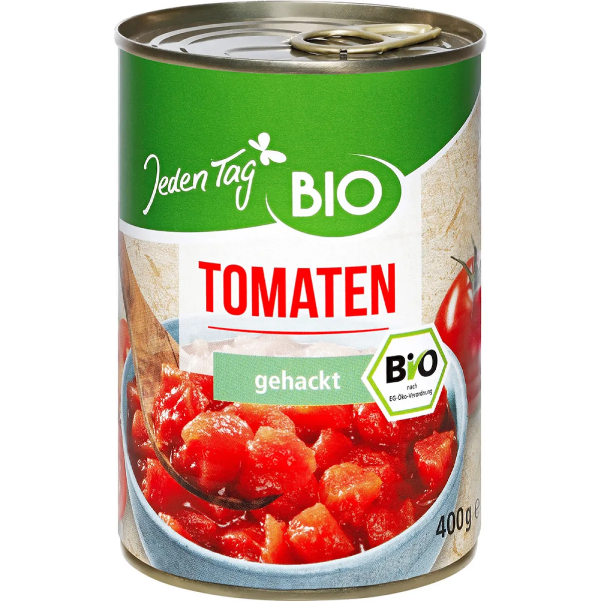Jeden Tag Bio Tomaten gehackt 400 g