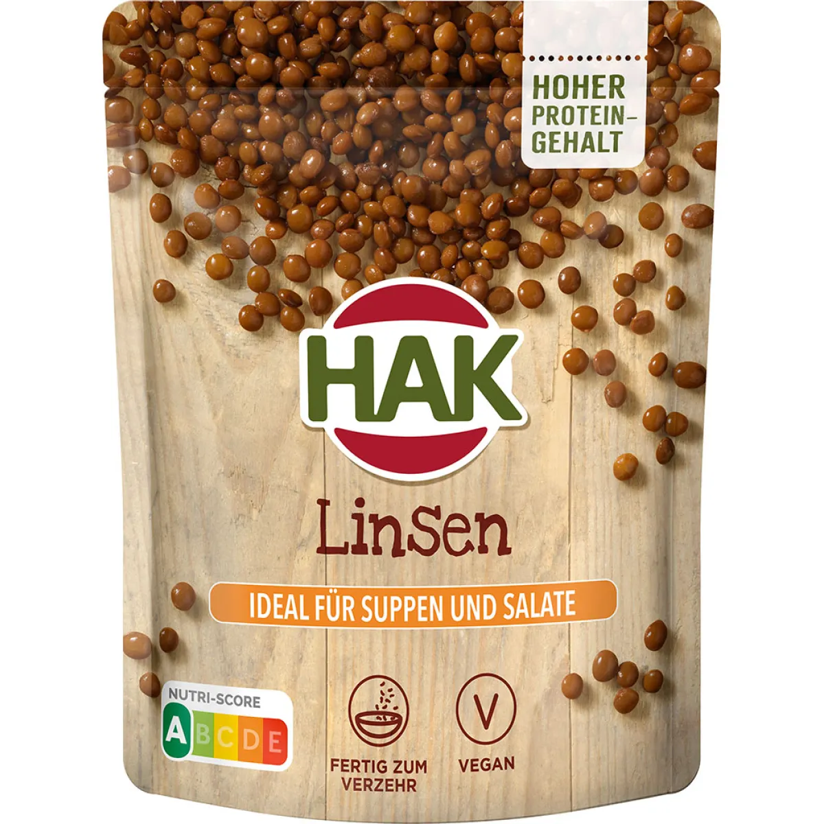 HAK Linsen 205 g
