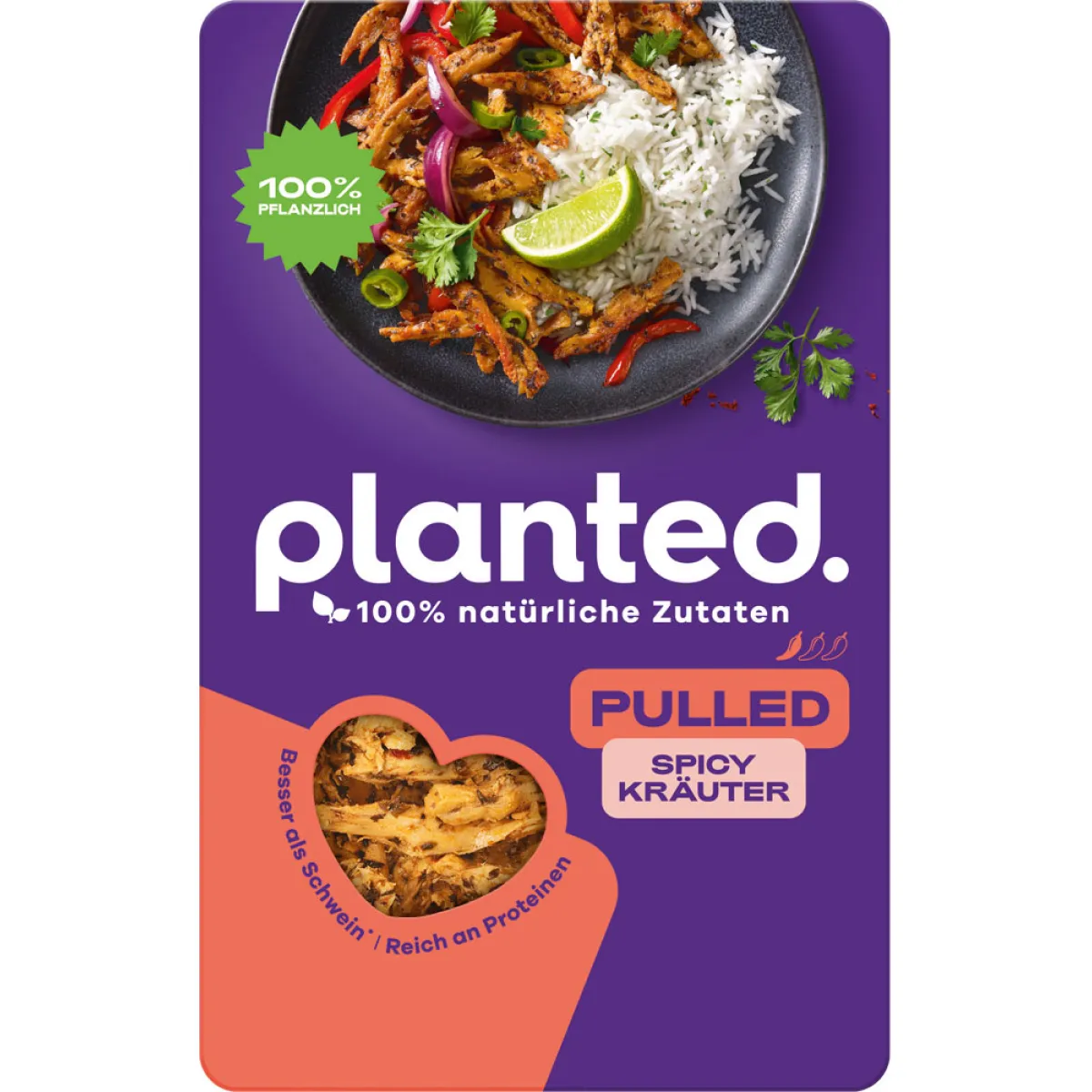 planted. Pulled Spicy Kräuter 160 g