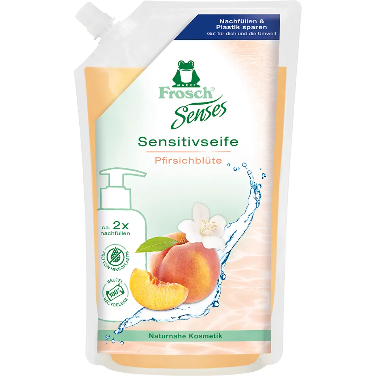 Frosch Seife Pfirsichblüte 500 ml