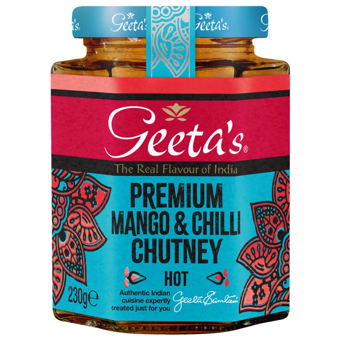 Geeta's Premium Mango & Chili Chutney 230 g