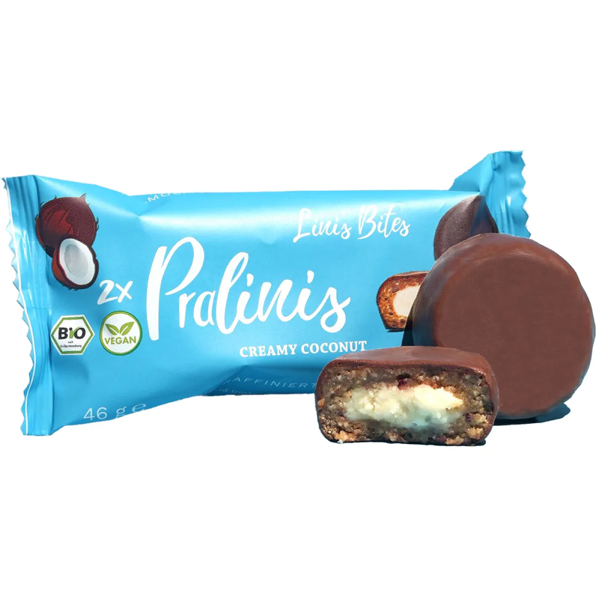 Lini's Bites Pralinis Creamy Coconut 2x23 g
