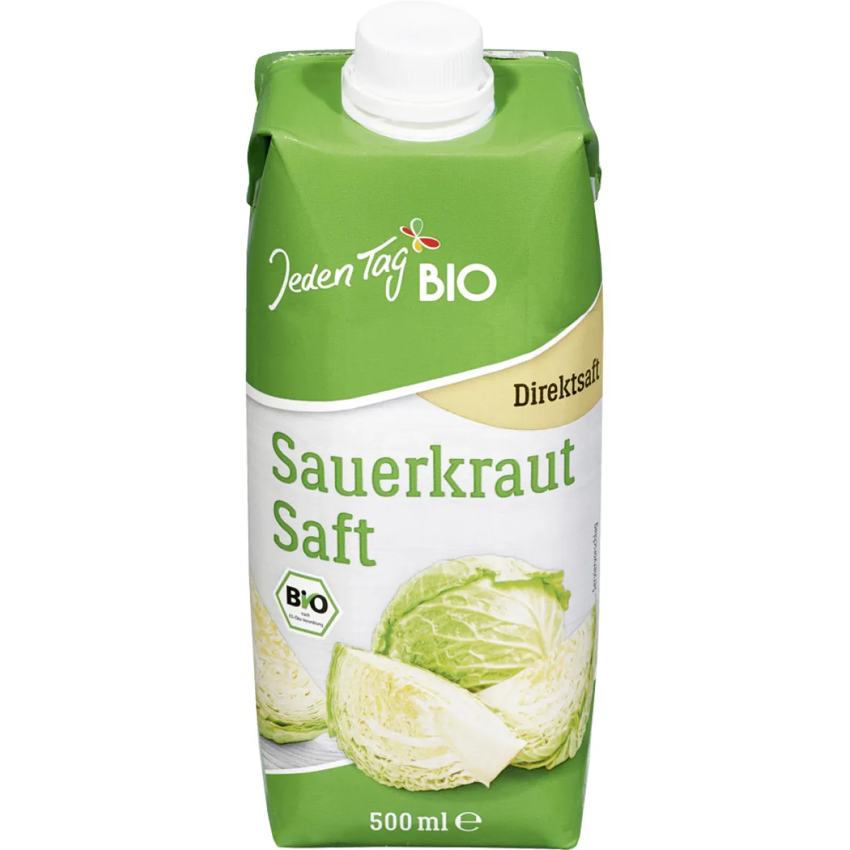Jeden Tag Bio Sauerkraut Direktsaft 500 ml