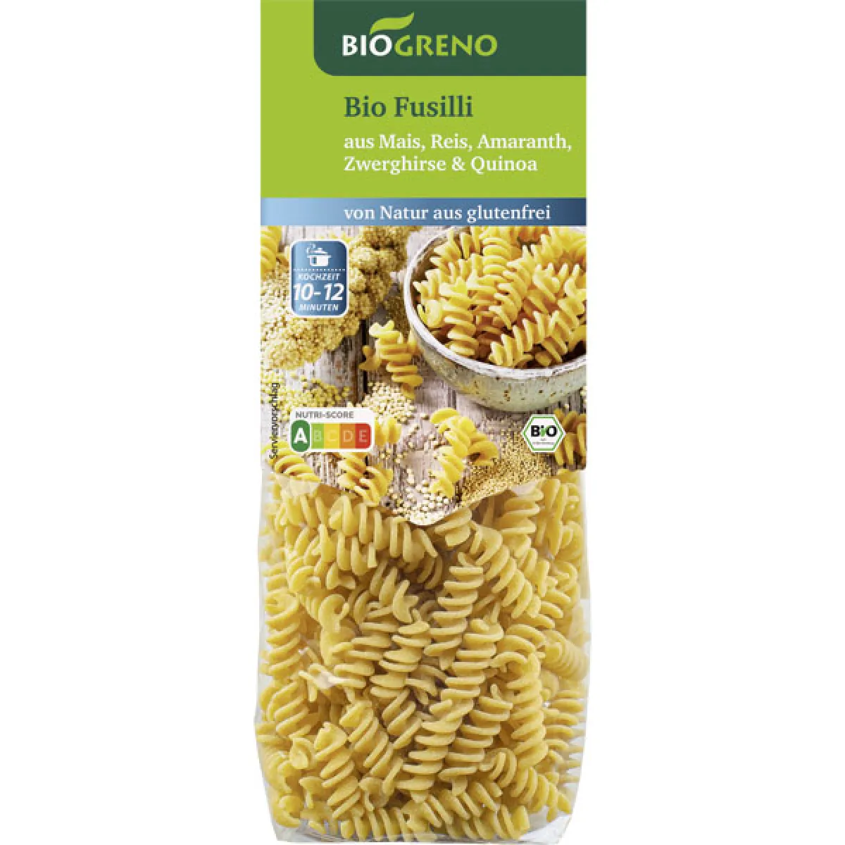 Biogreno Fusilli gelb -glutenfrei- 250 g