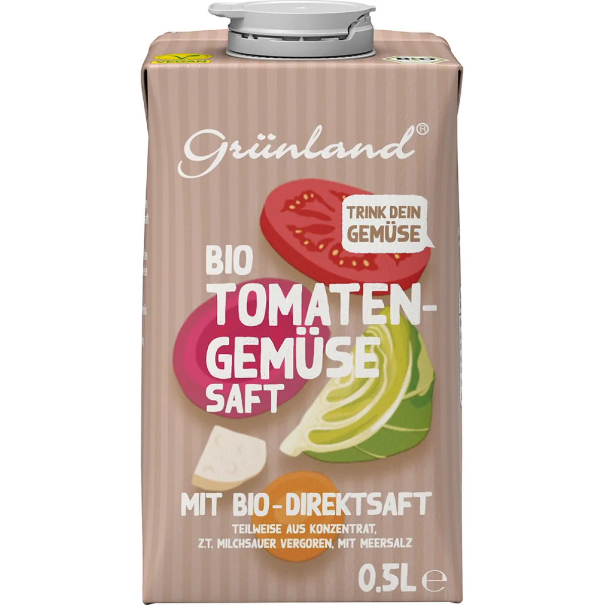 Grünland Bio Gemüsesaft 0,5 l