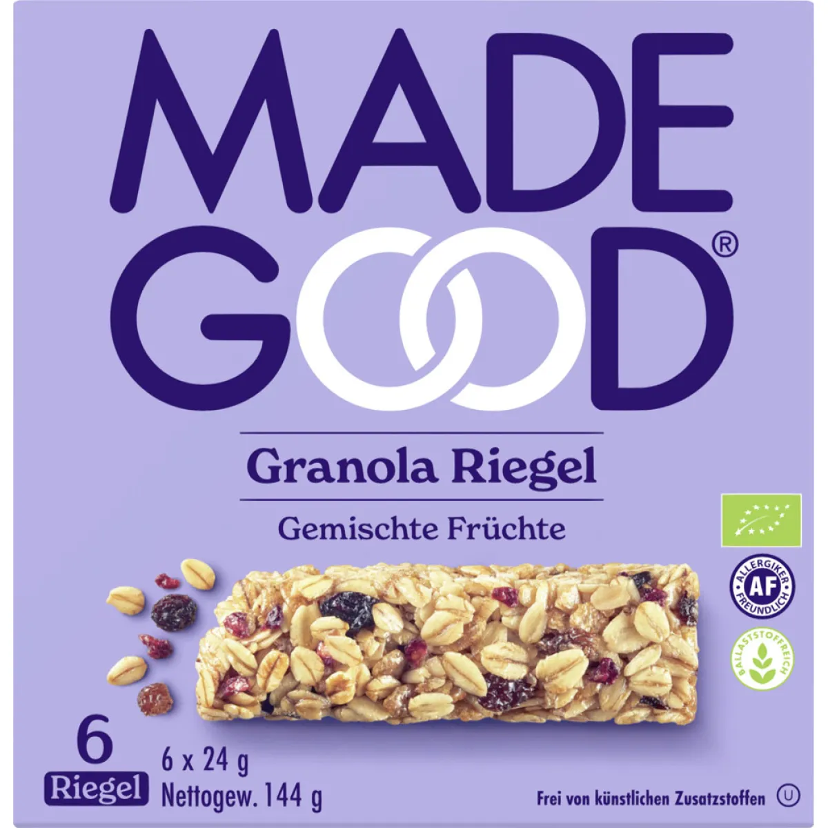 Made Good Riegel gemischte Früchte 6x24 g