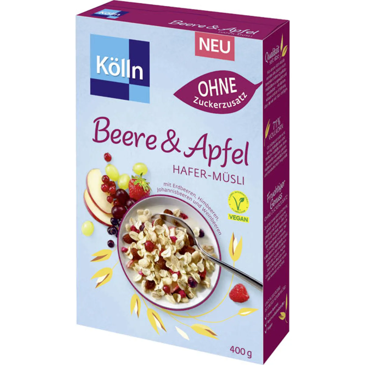 Kölln Beere & Apfel Hafer-Müsli 400 g