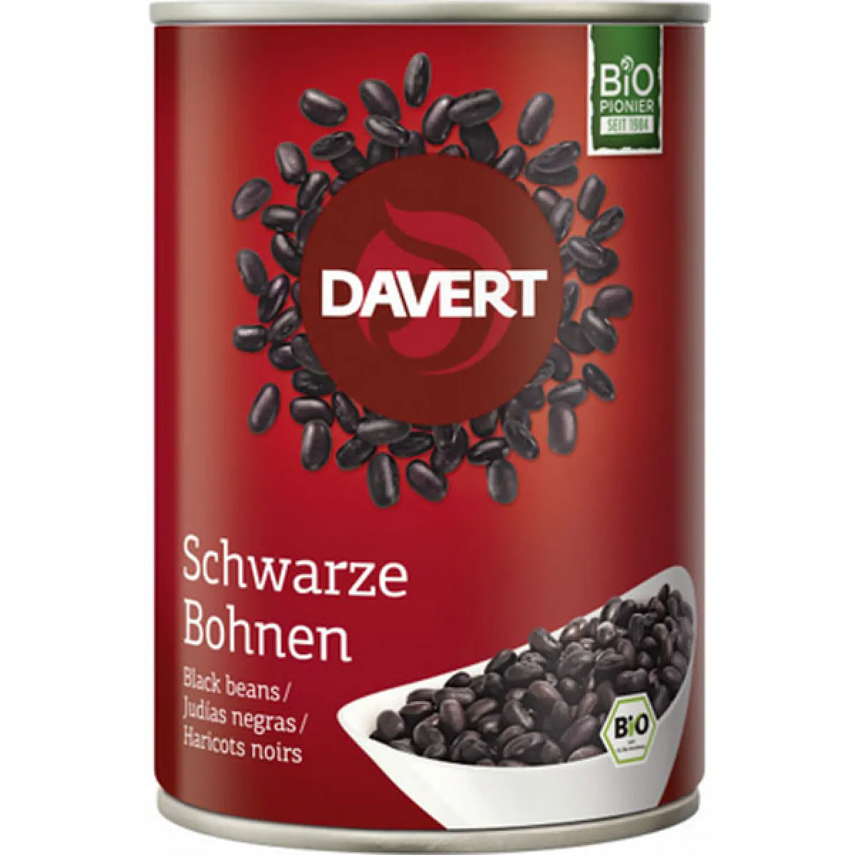 Davert Schwarze Bohnen 400 g