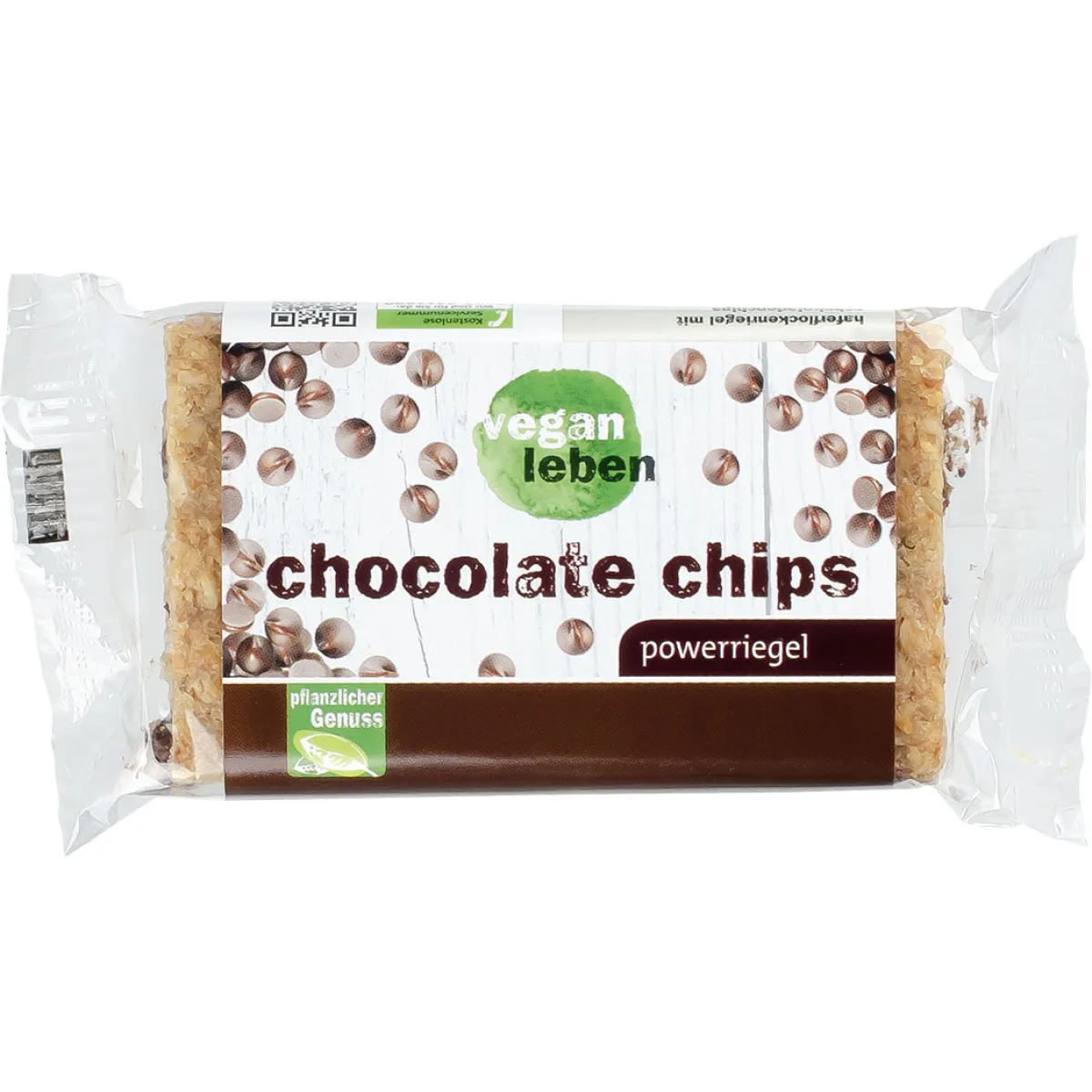 vegan leben Powerriegel chocolate chip 95 g