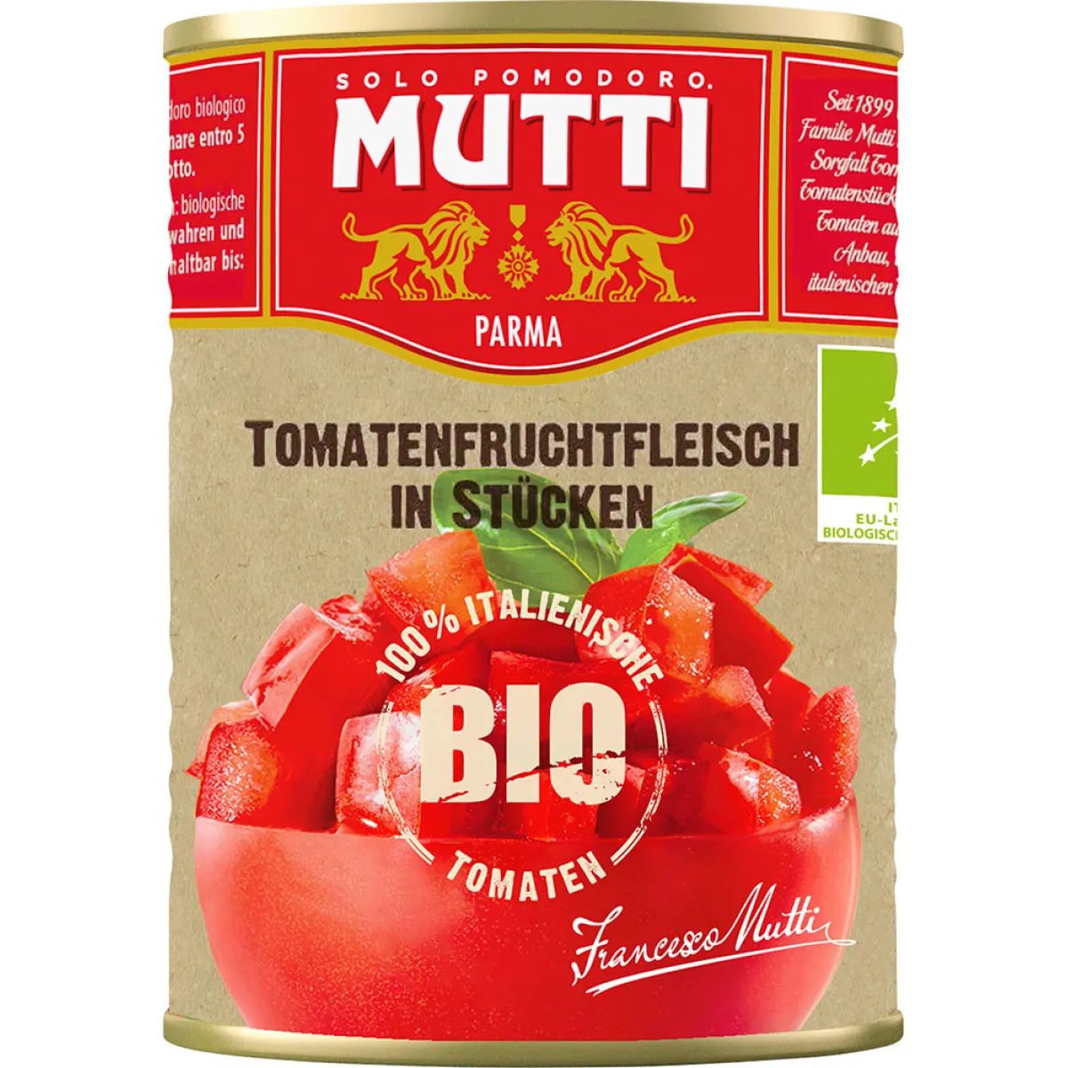 Mutti Polpapezzi Tomatenfruchtfleisch in Stücken 400 g