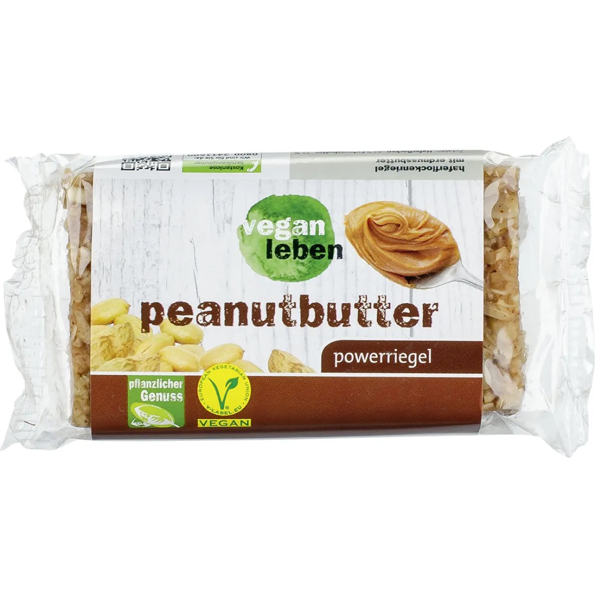 vegan leben Powerriegel peanut butter 95 g