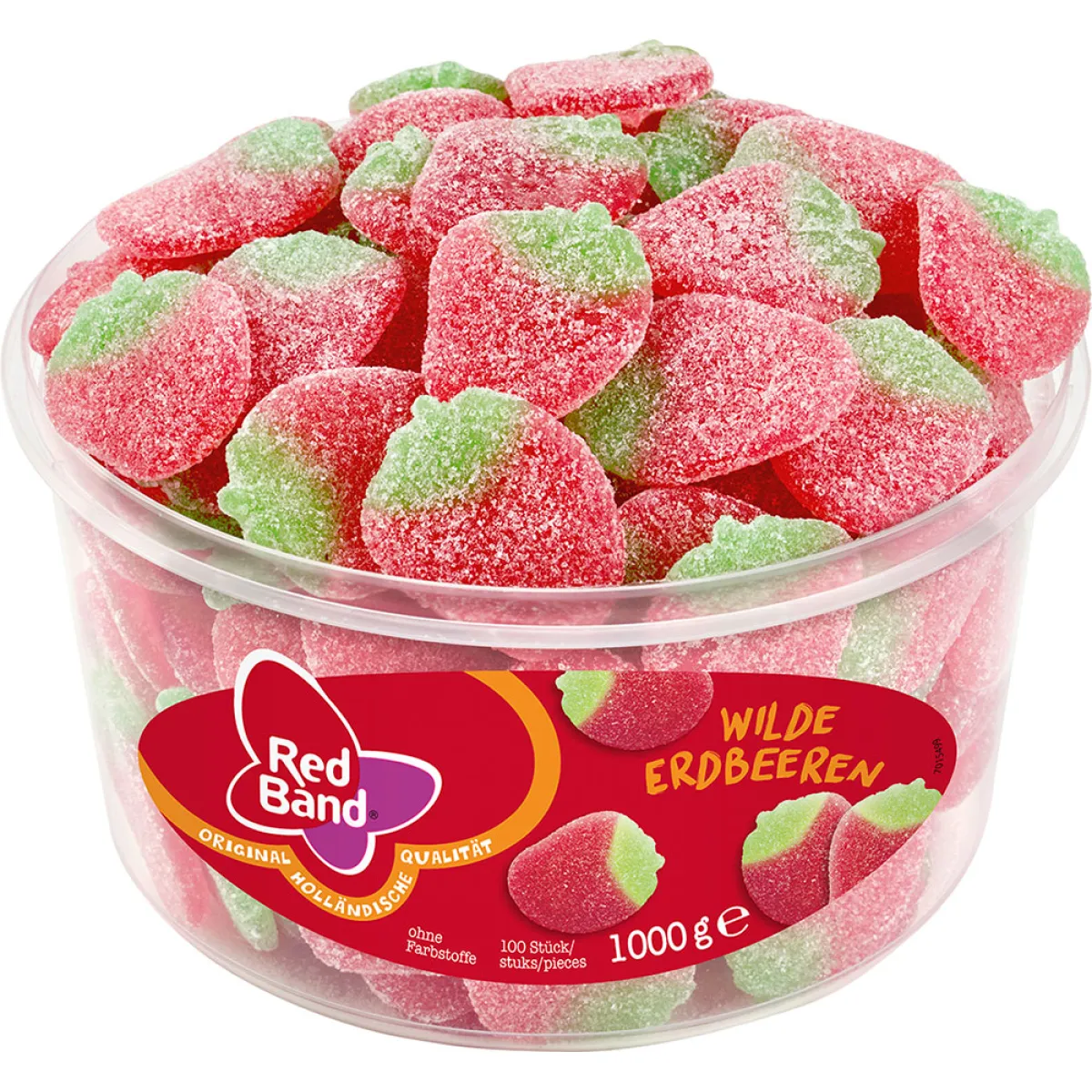 Red Band wilde Erdbeeren 100 Stück 1000 g