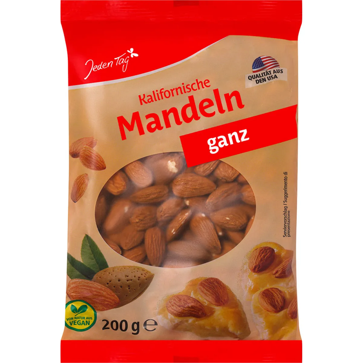 Jeden Tag Mandeln ganz 200 g