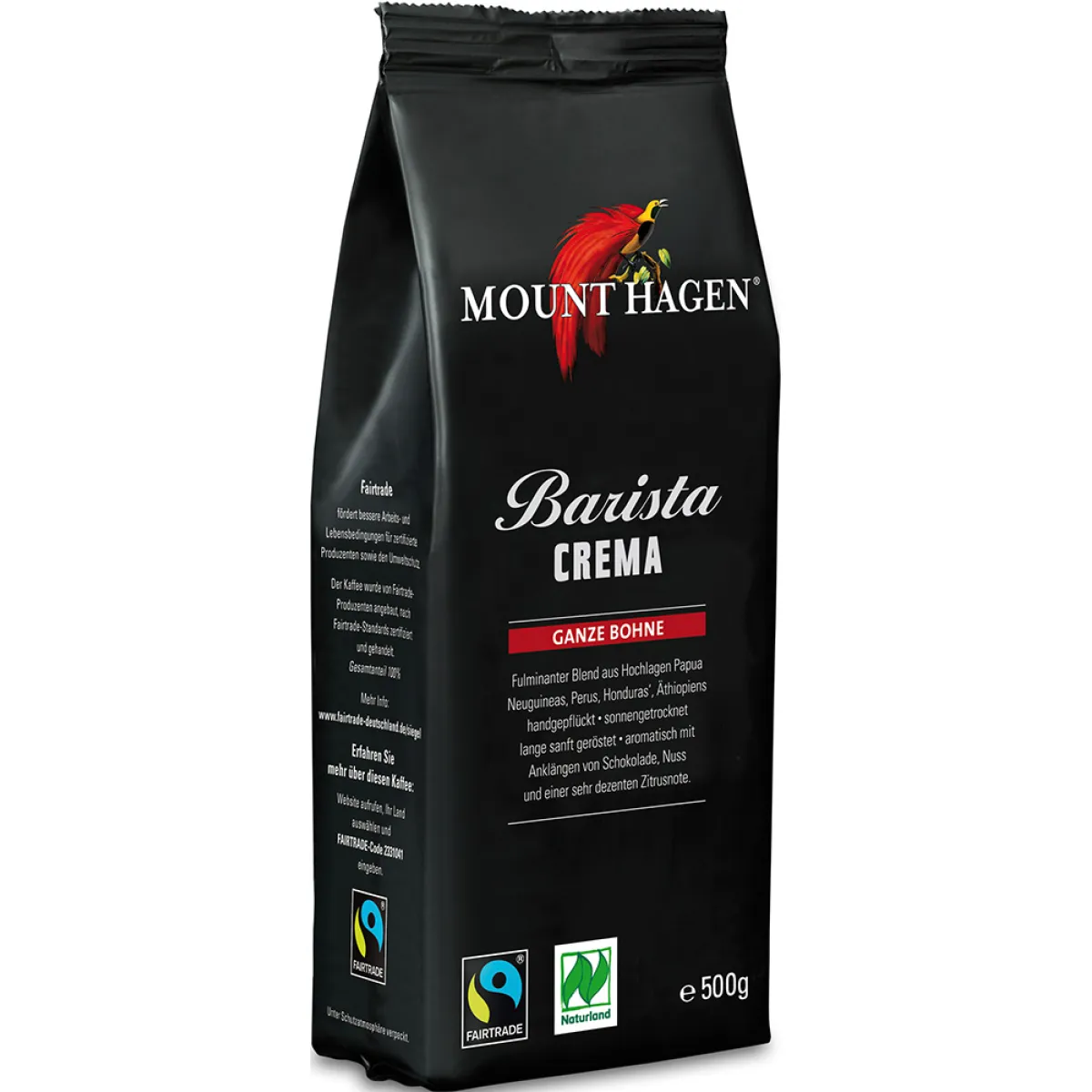 Mount Hagen Barista Crema ganze Bohne 500 g