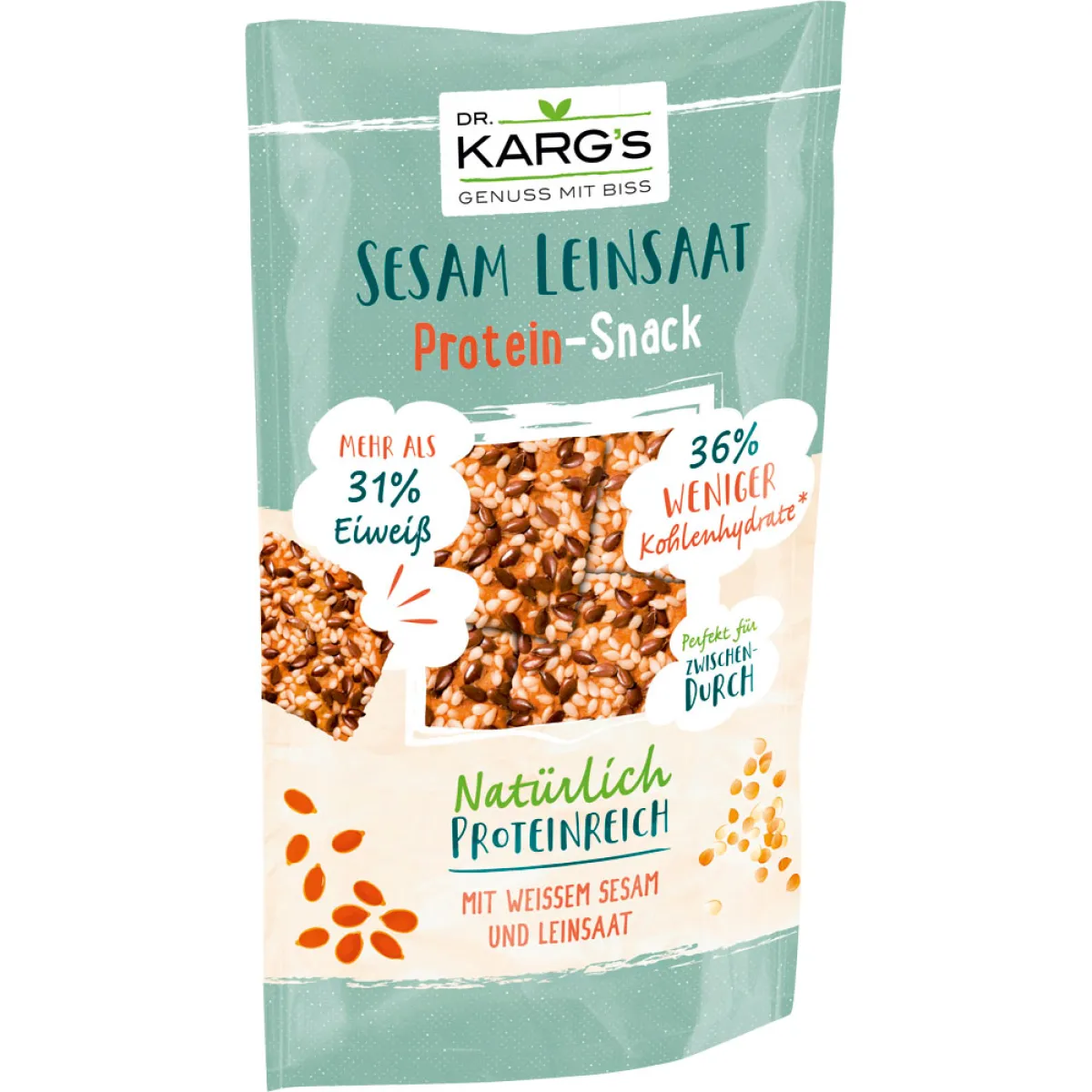 Dr. Karg's  Protein Snack Sesam und Leinsaat 85 g