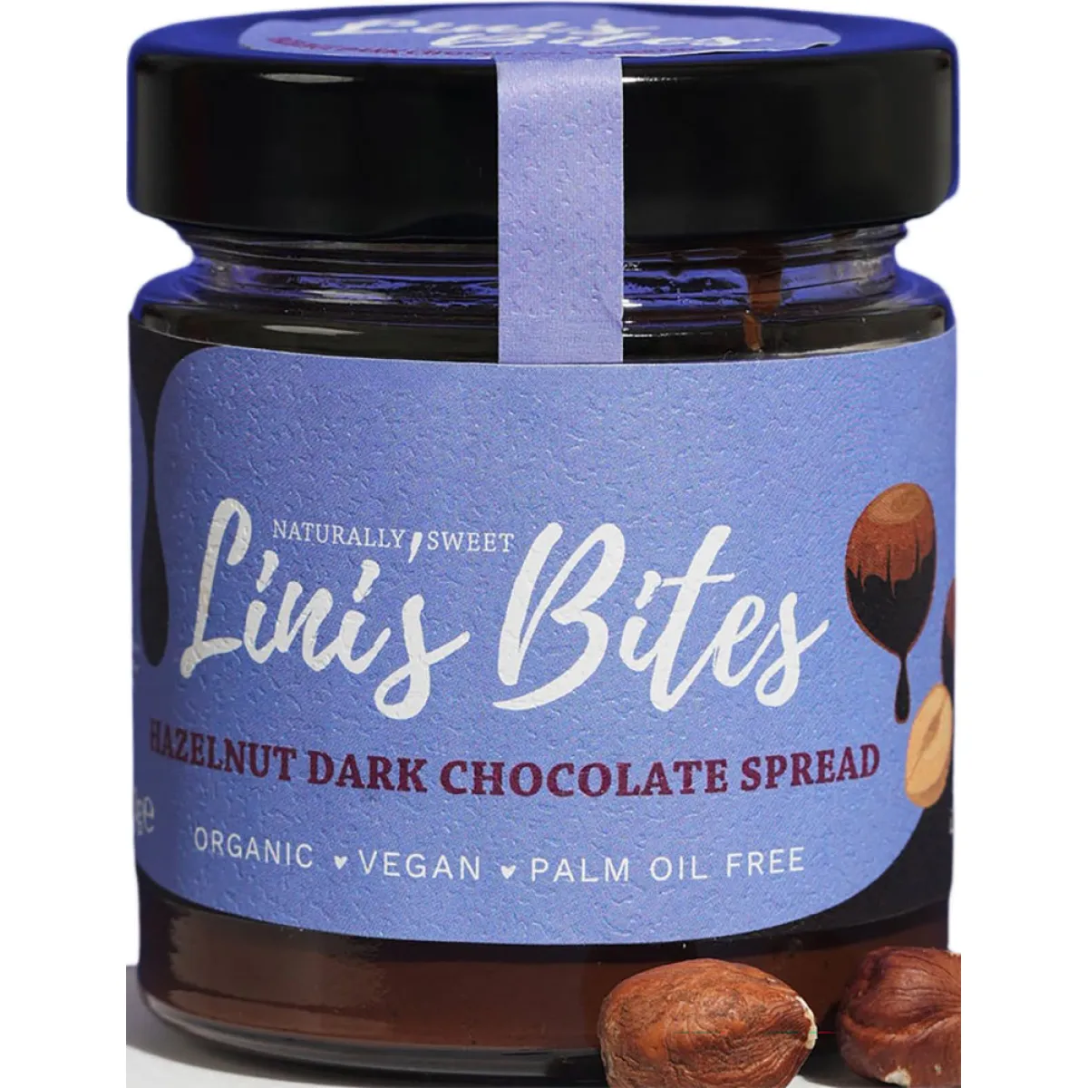 Lini's Bites Hazelnut Dark Chocolate Spread 200 g