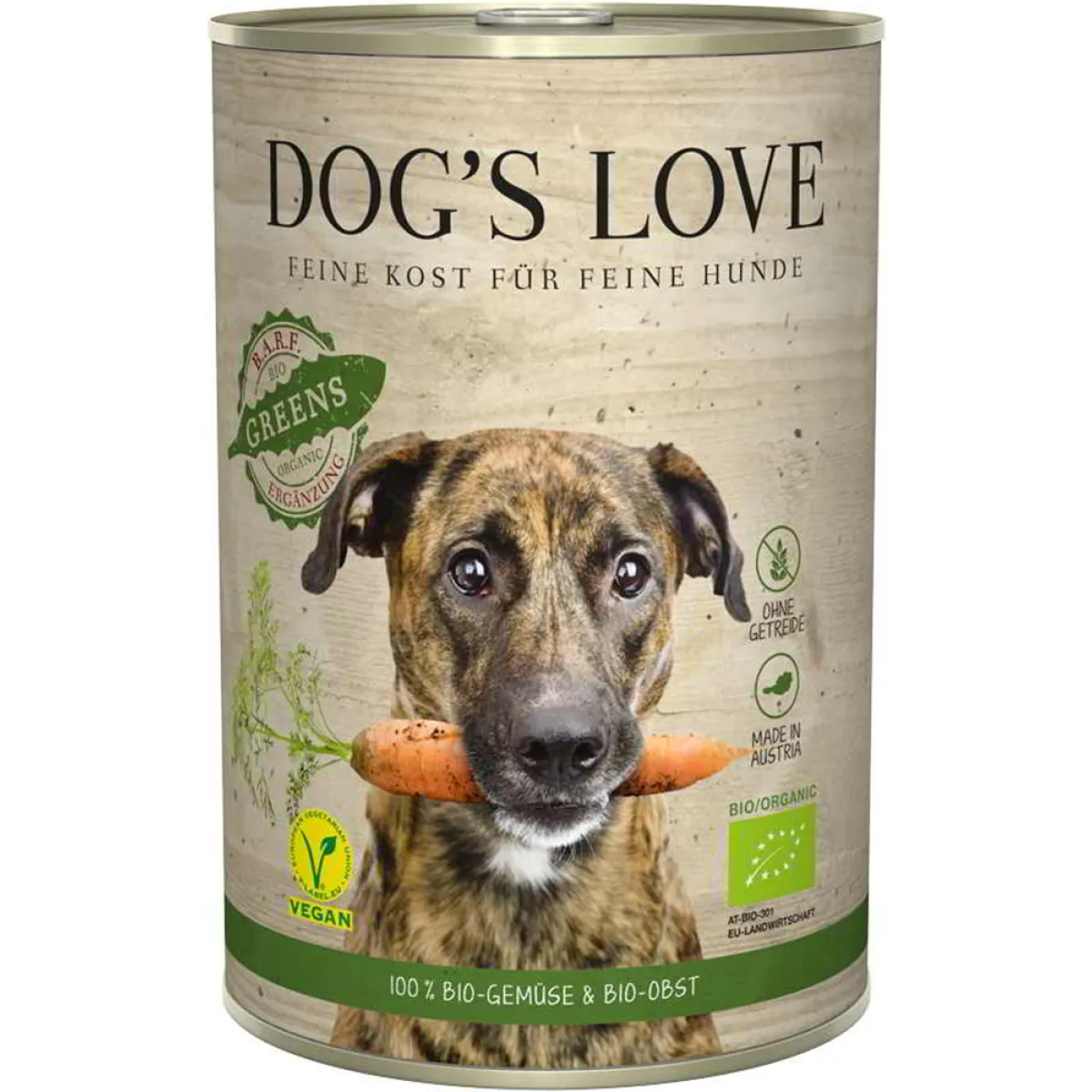 Dog`s Love B.A.R.F. Greens 100% Vegan 400 g