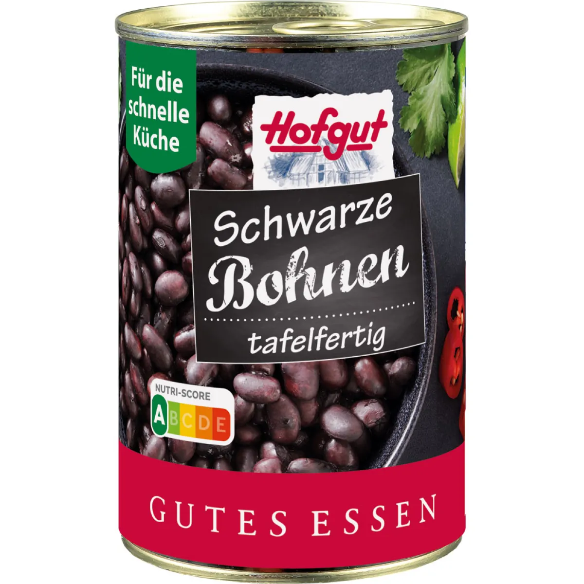 Hofgut Schwarze Bohnen 400 g