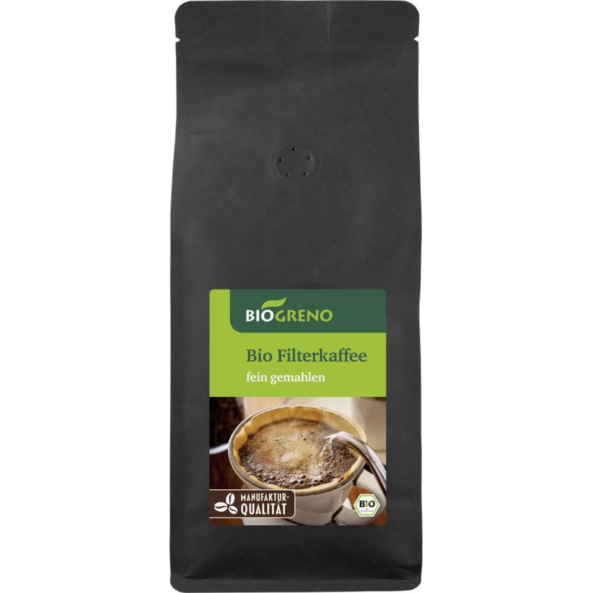 Biogreno Filterkaffee fein gemahlen 500 g