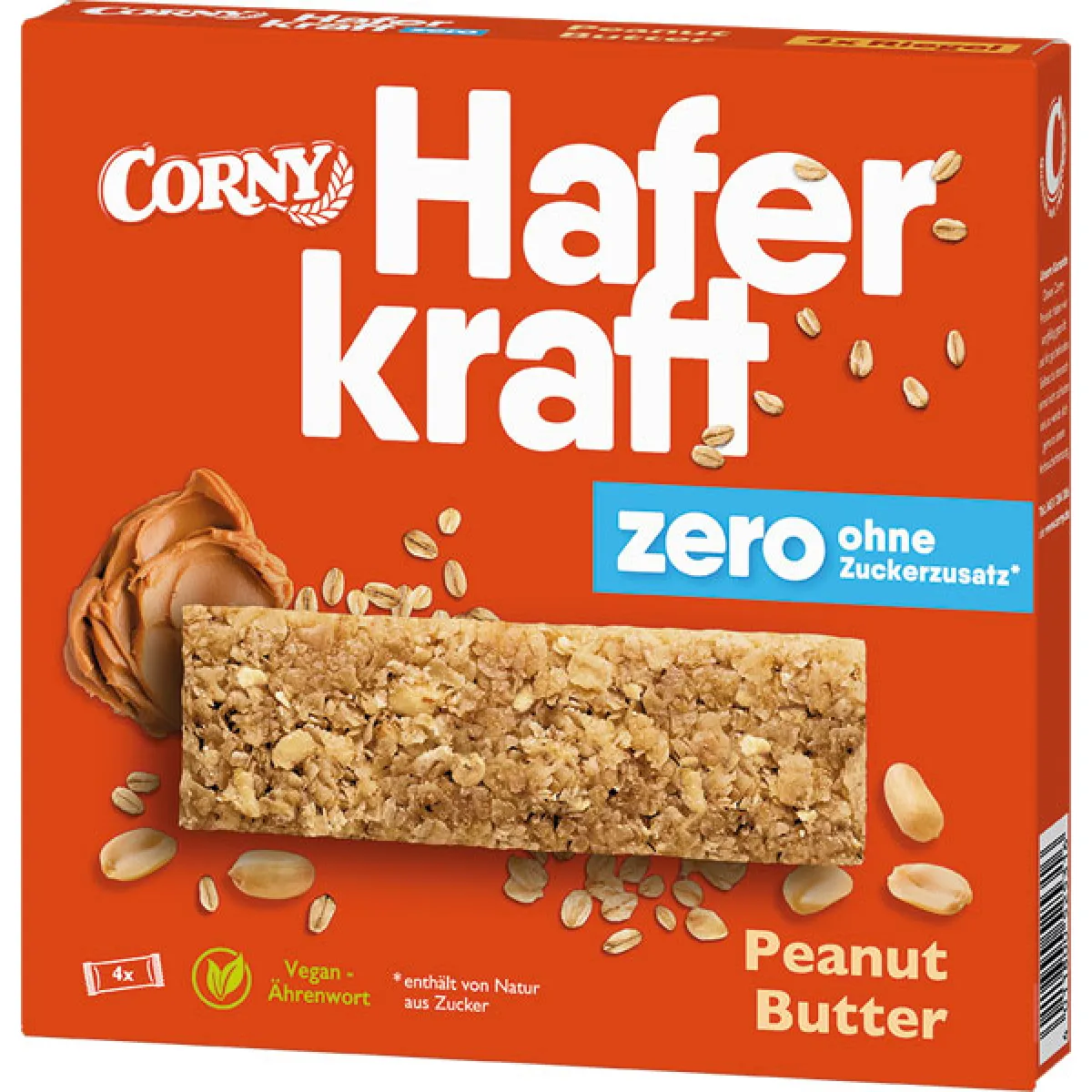 Corny Haferkraft Zero Peanut Butter 140 g