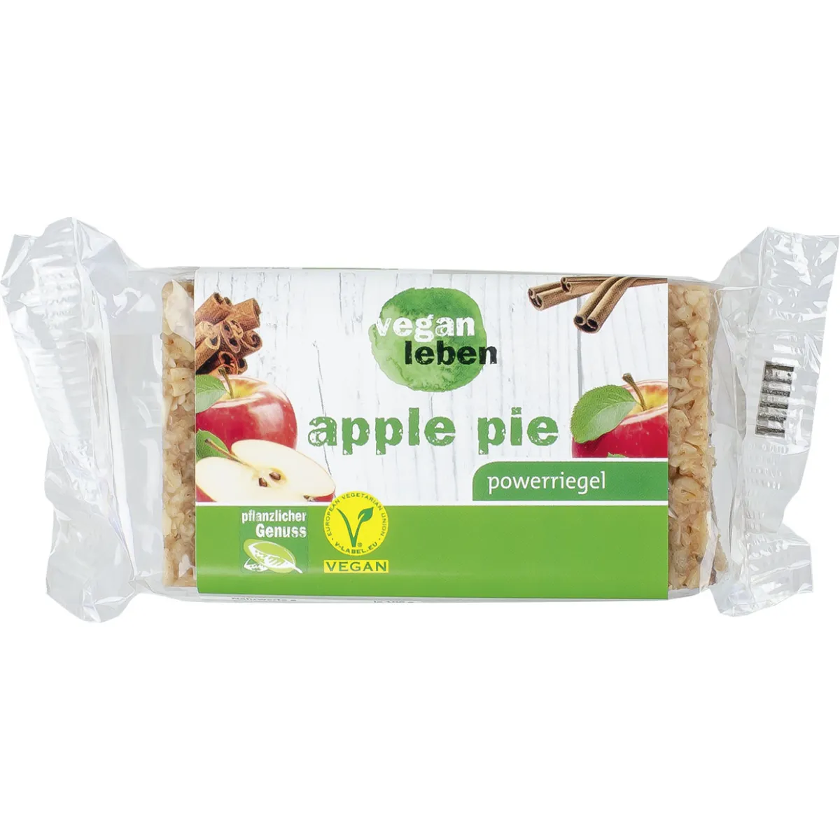 vegan leben Powerriegel apple pie 95 g