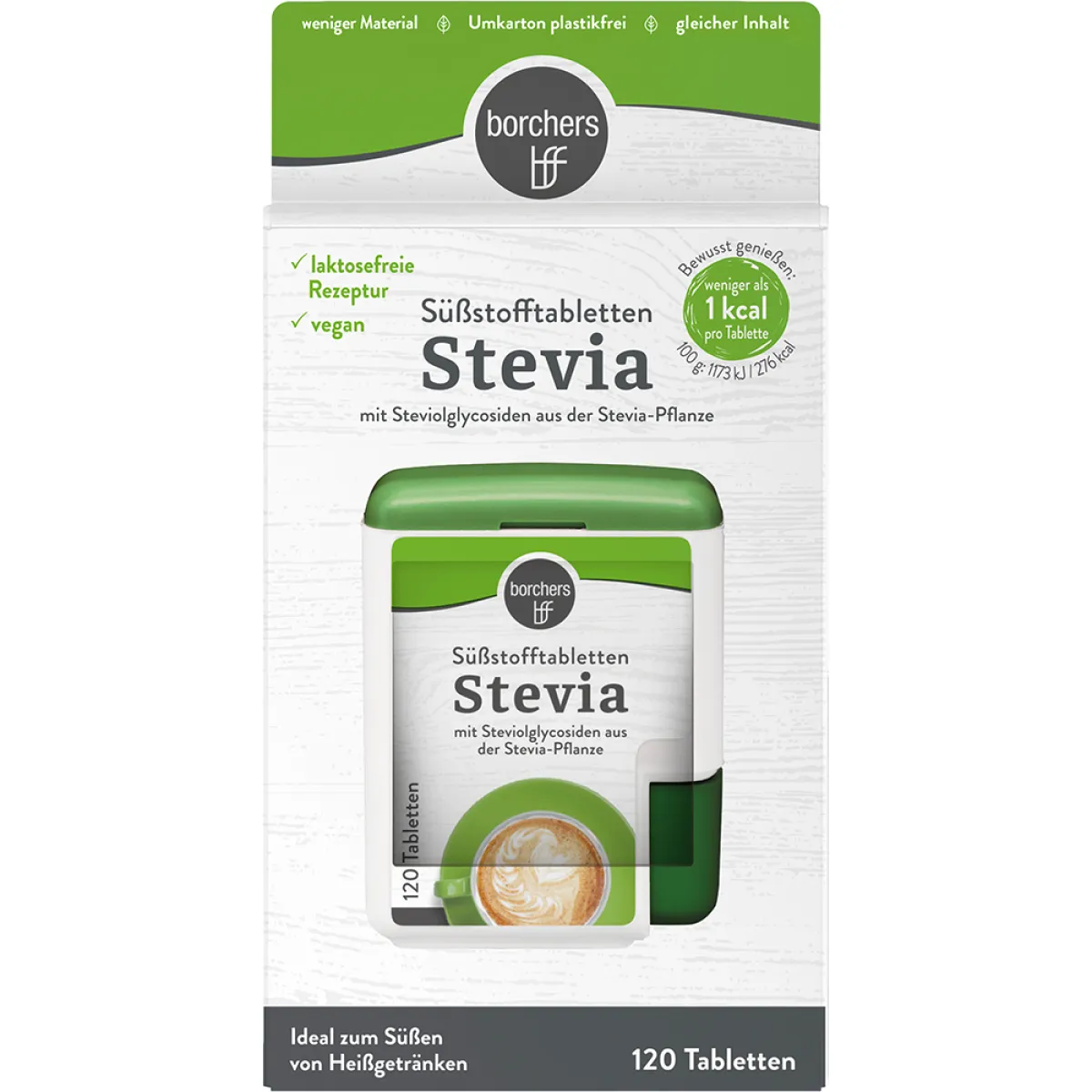 Borchers Stevia Süßstofftabletten 120 Tabletten 6 g