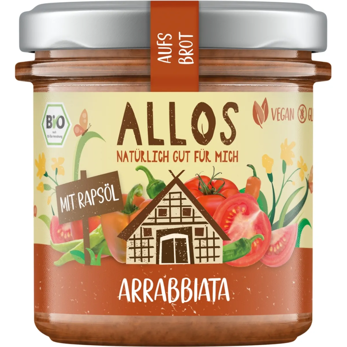 Allos Aufs Brot Arrabbiata 140 g