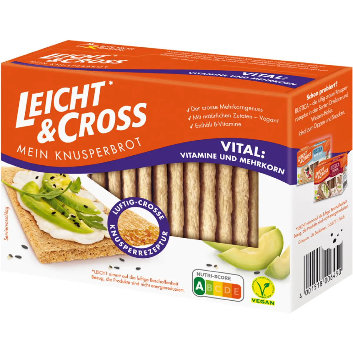 Leicht & Cross Knusperbrot Vital 125 g
