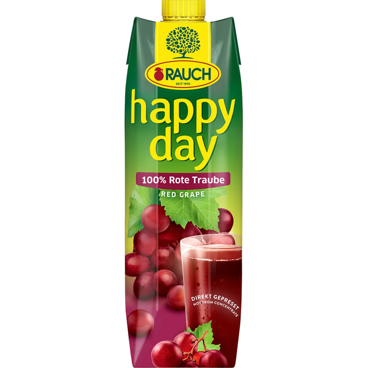 Rauch Happy Day 100% Rote Traube 1 l