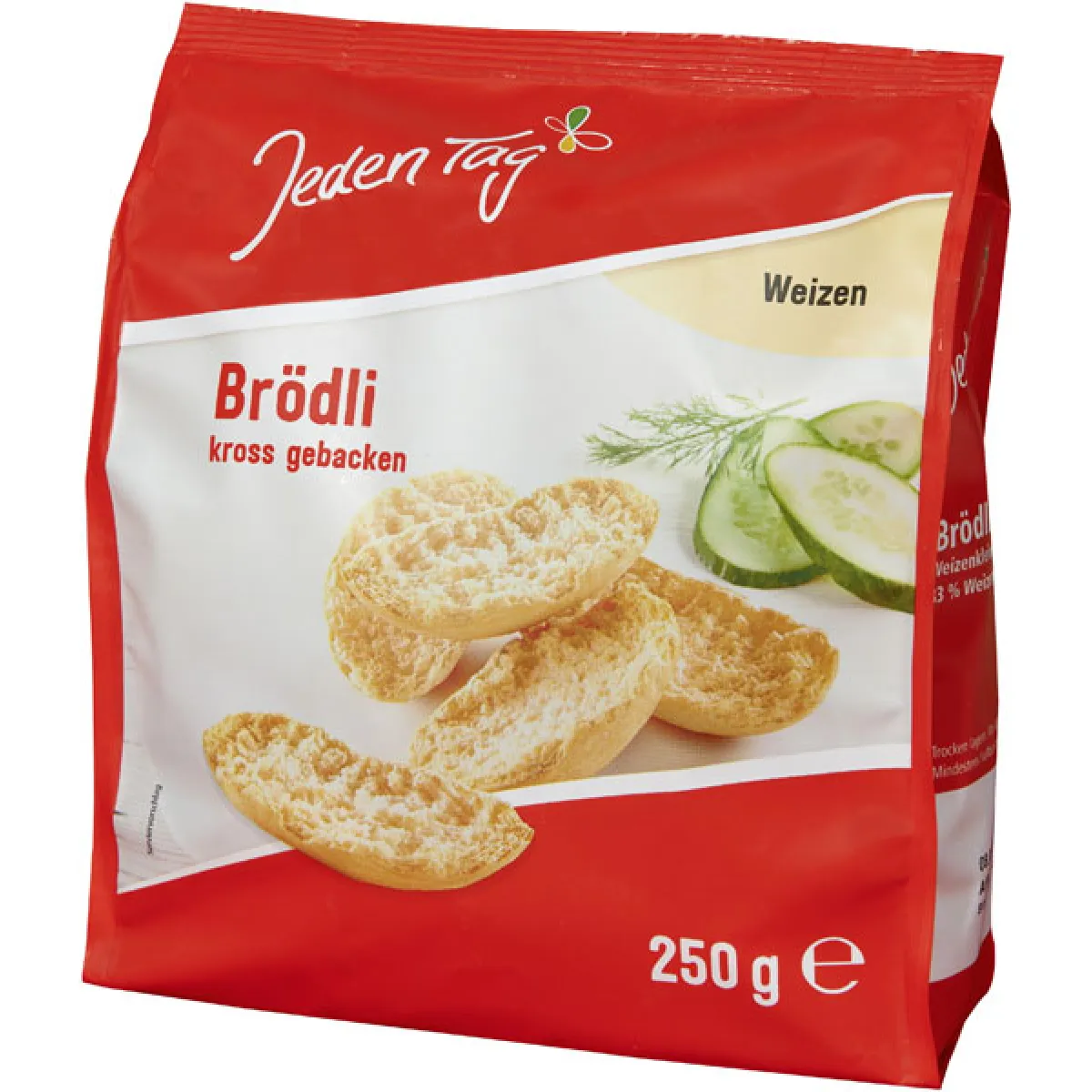 Jeden Tag Brödli Weizen 250 g