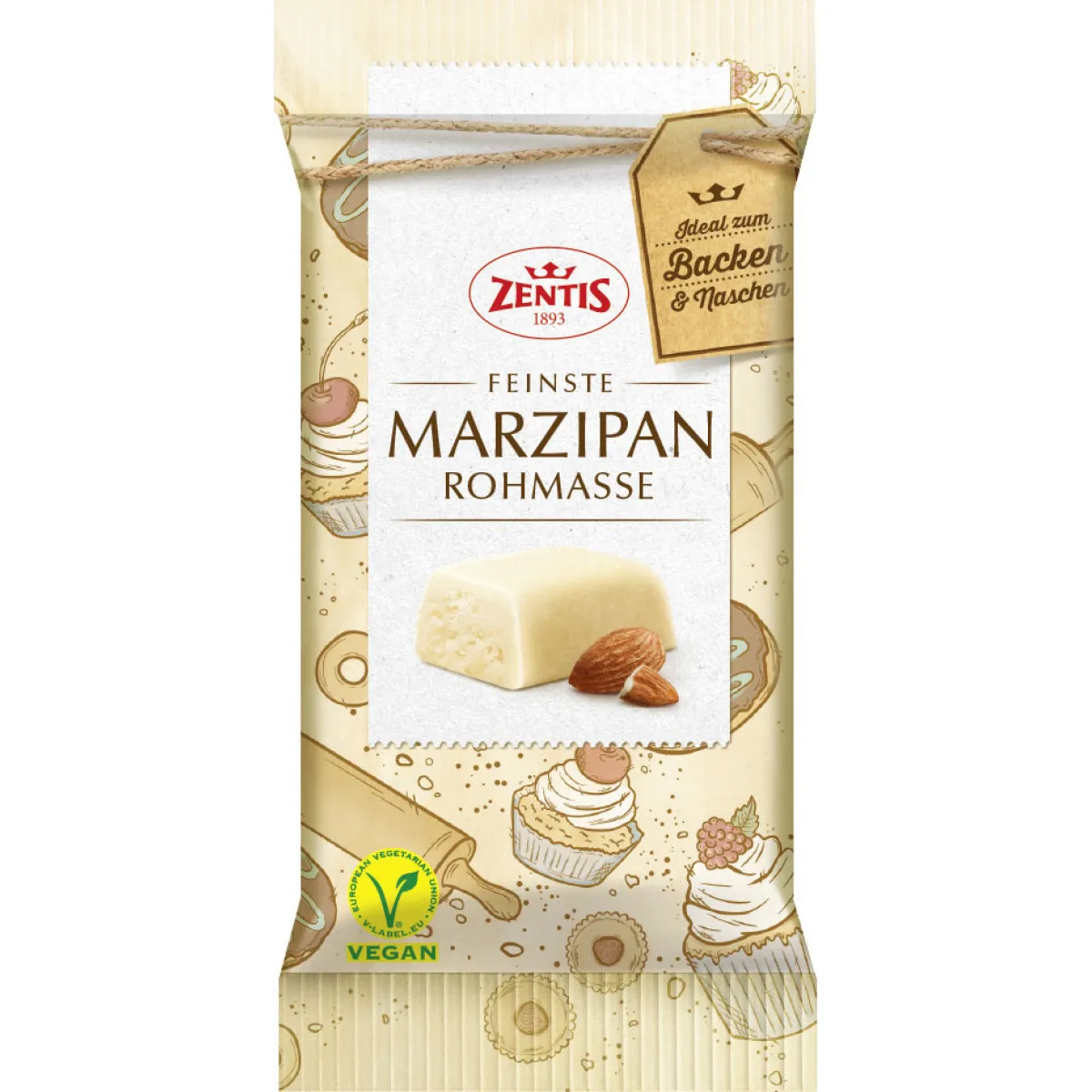Zentis feinste Marzipan Rohmasse 200 g