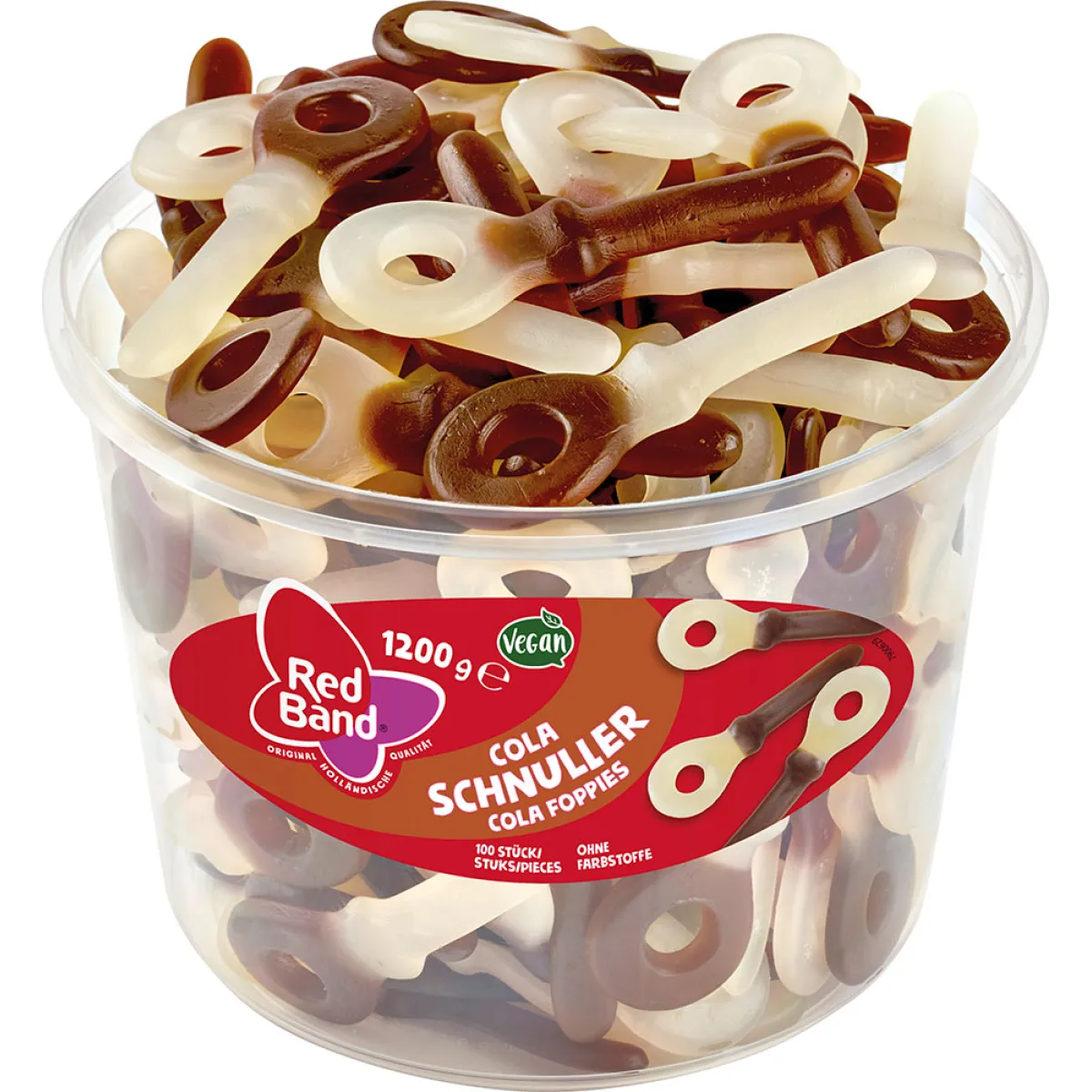 Red Band Cola Schnuller 100 Stück 1200 g