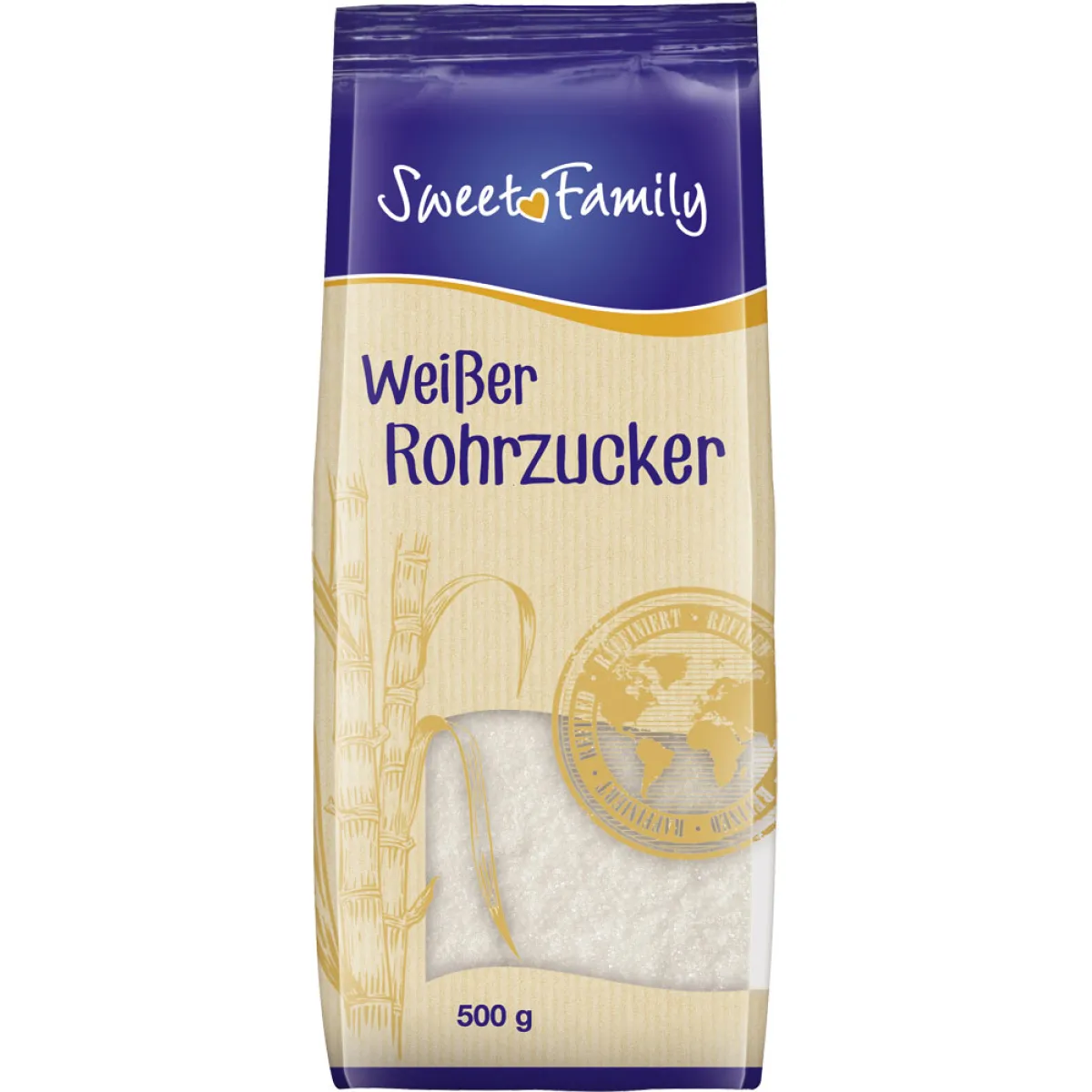 Sweet Family weißer Rohzucker 500 g