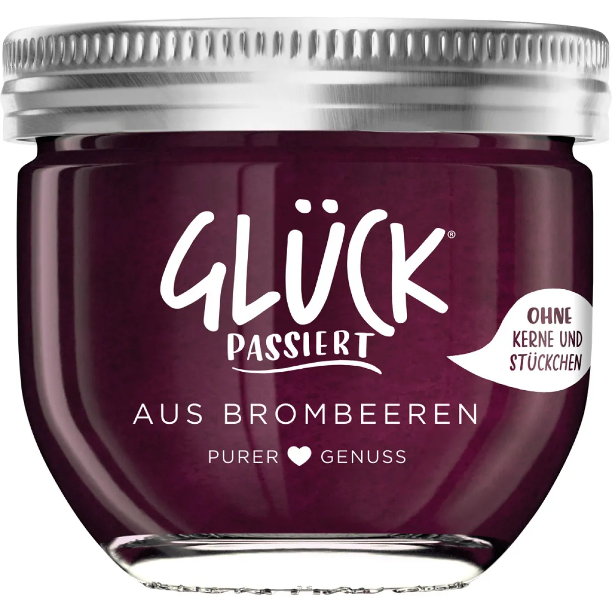 Glück Passiert Fruchtaufstrich Brombeere 230 g