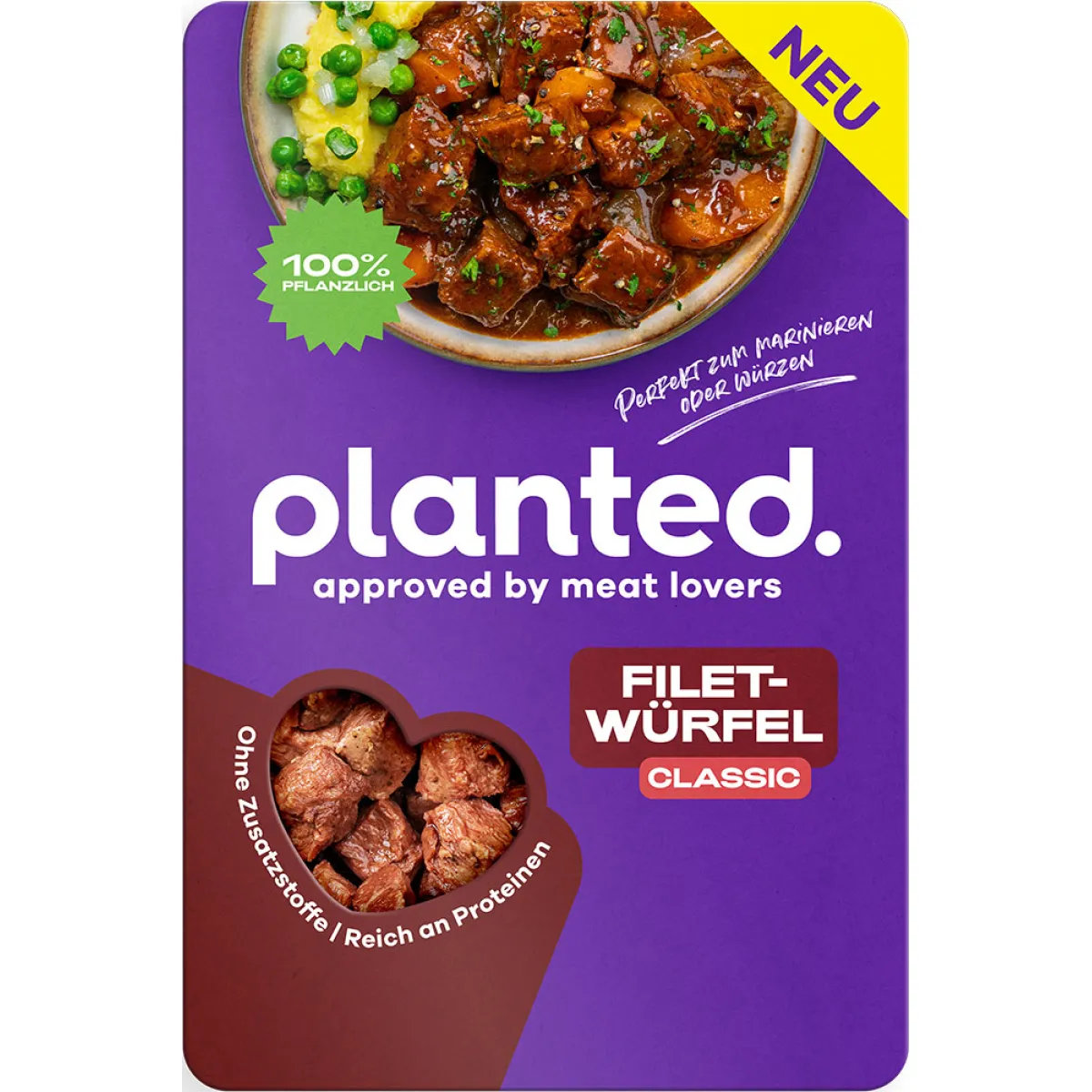 planted. Filetwürfel Classic 200 g