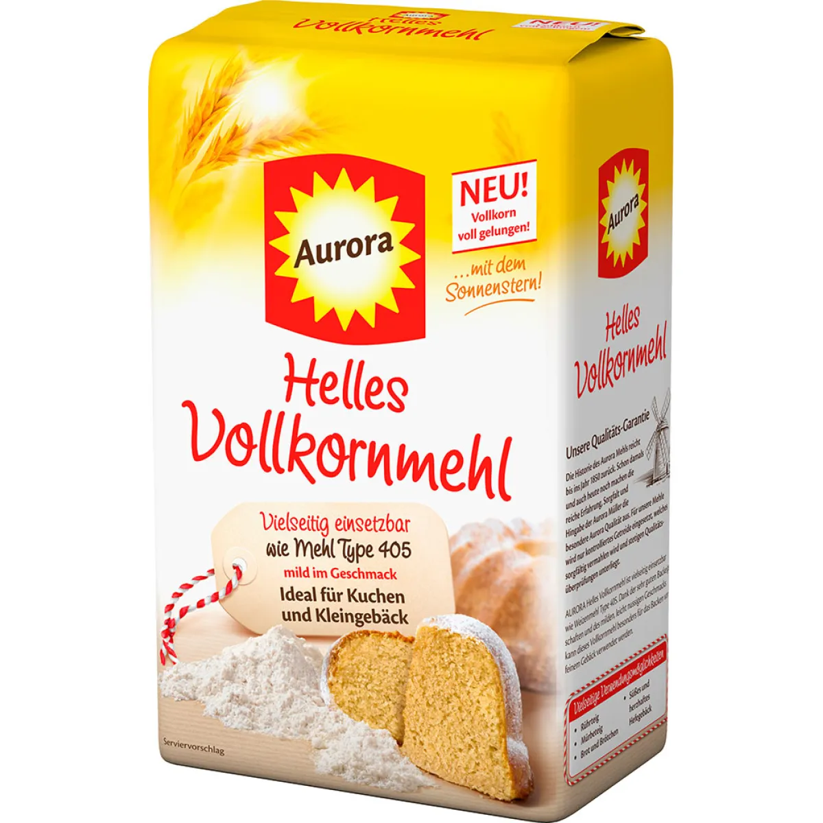 Aurora Helles Vollkornmehl 1000 g