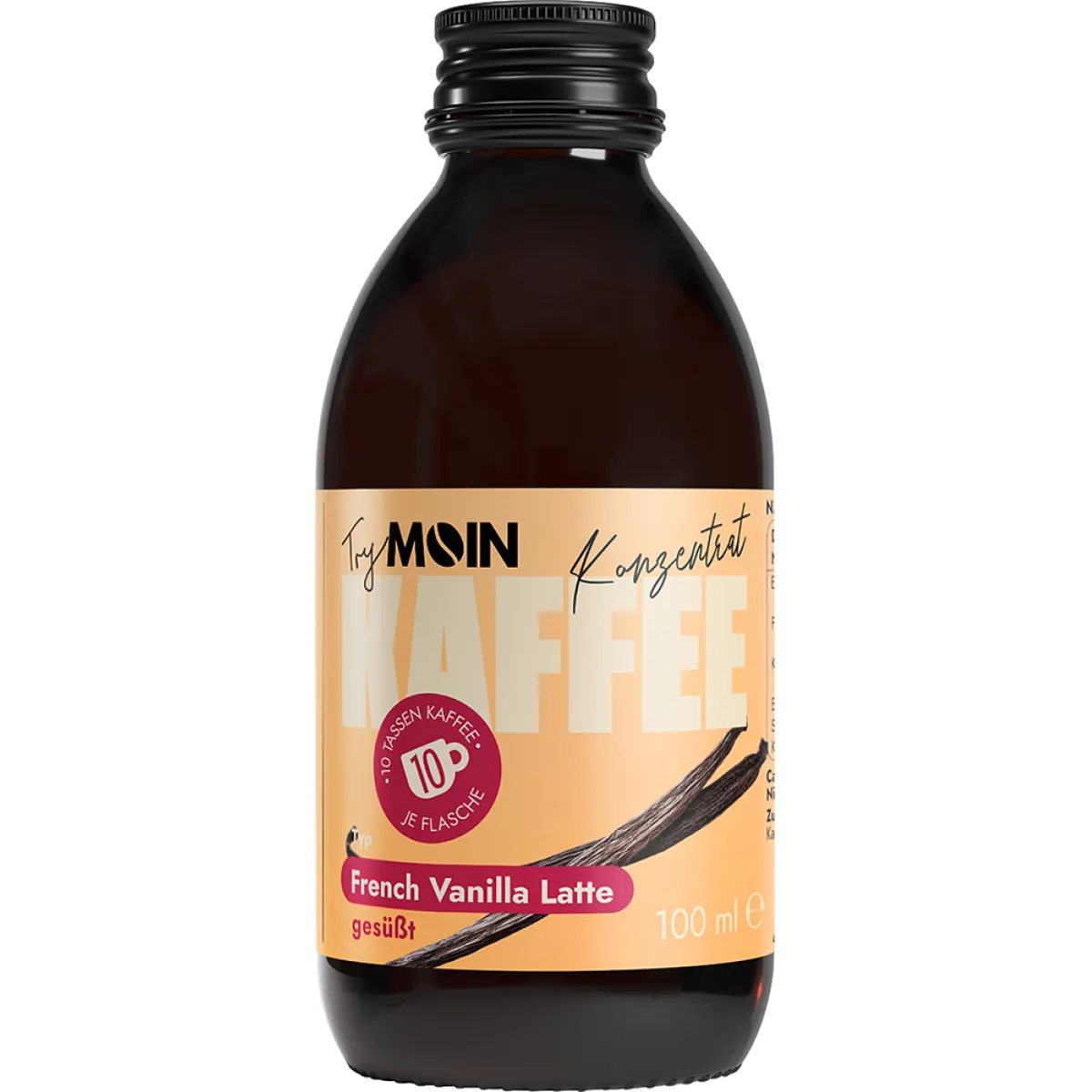 TryMoin Kaffeekonzentrat French Vanilla Latte 100 ml