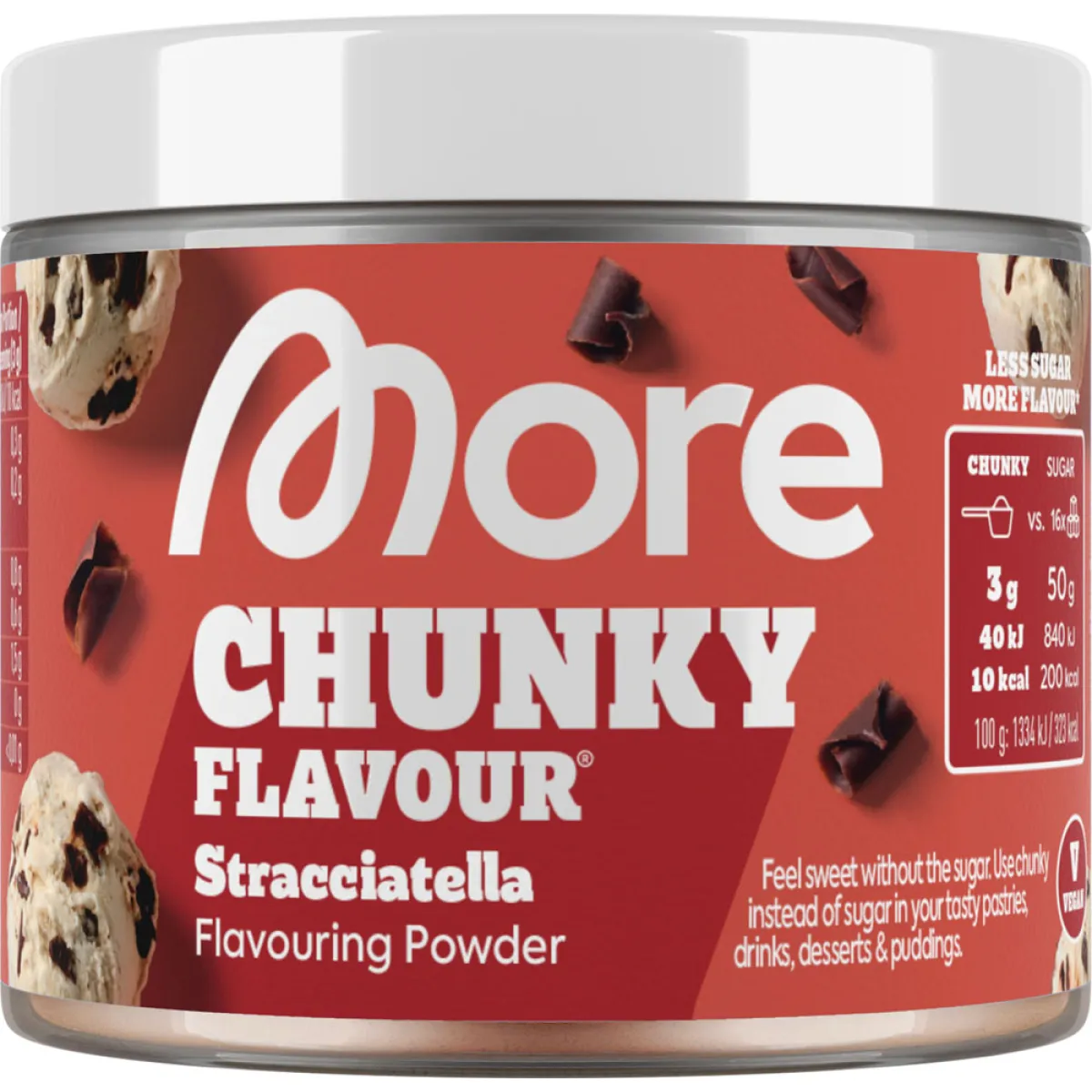 More Nutrition Chunky Flavour Stracciatella 90 g