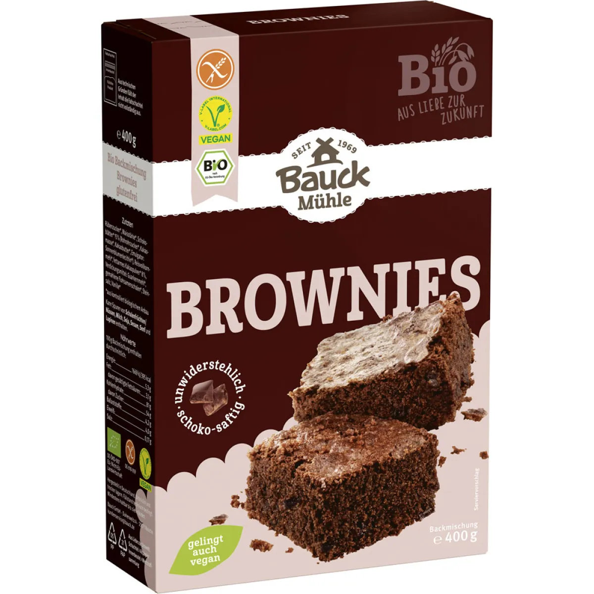 Bauck Mühle Brownies 400 g