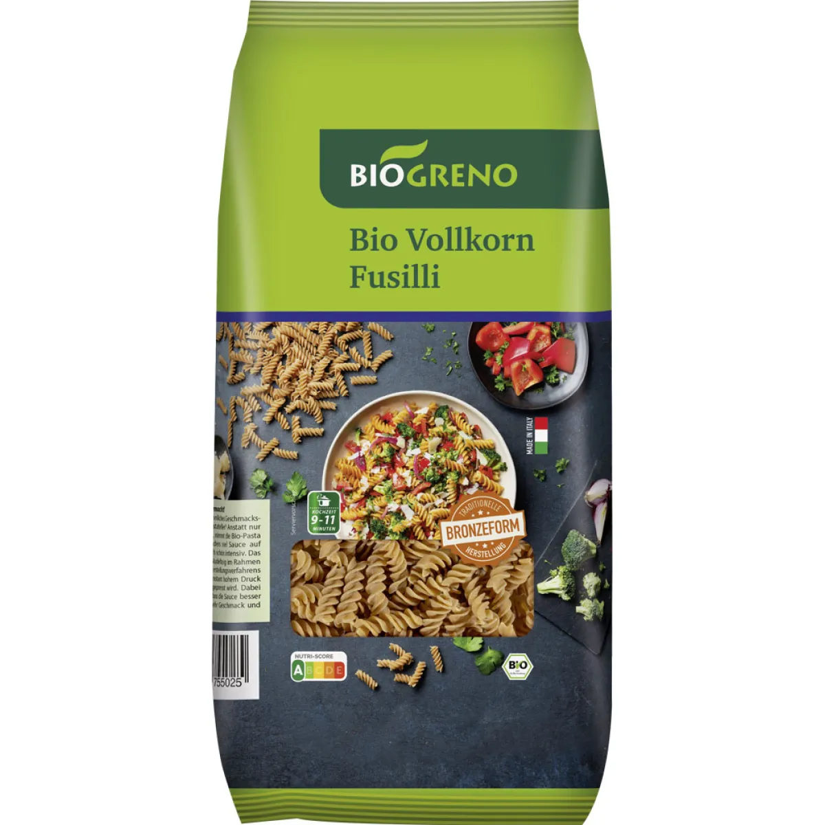 Biogreno Spirelli Vollkorn 500 g
