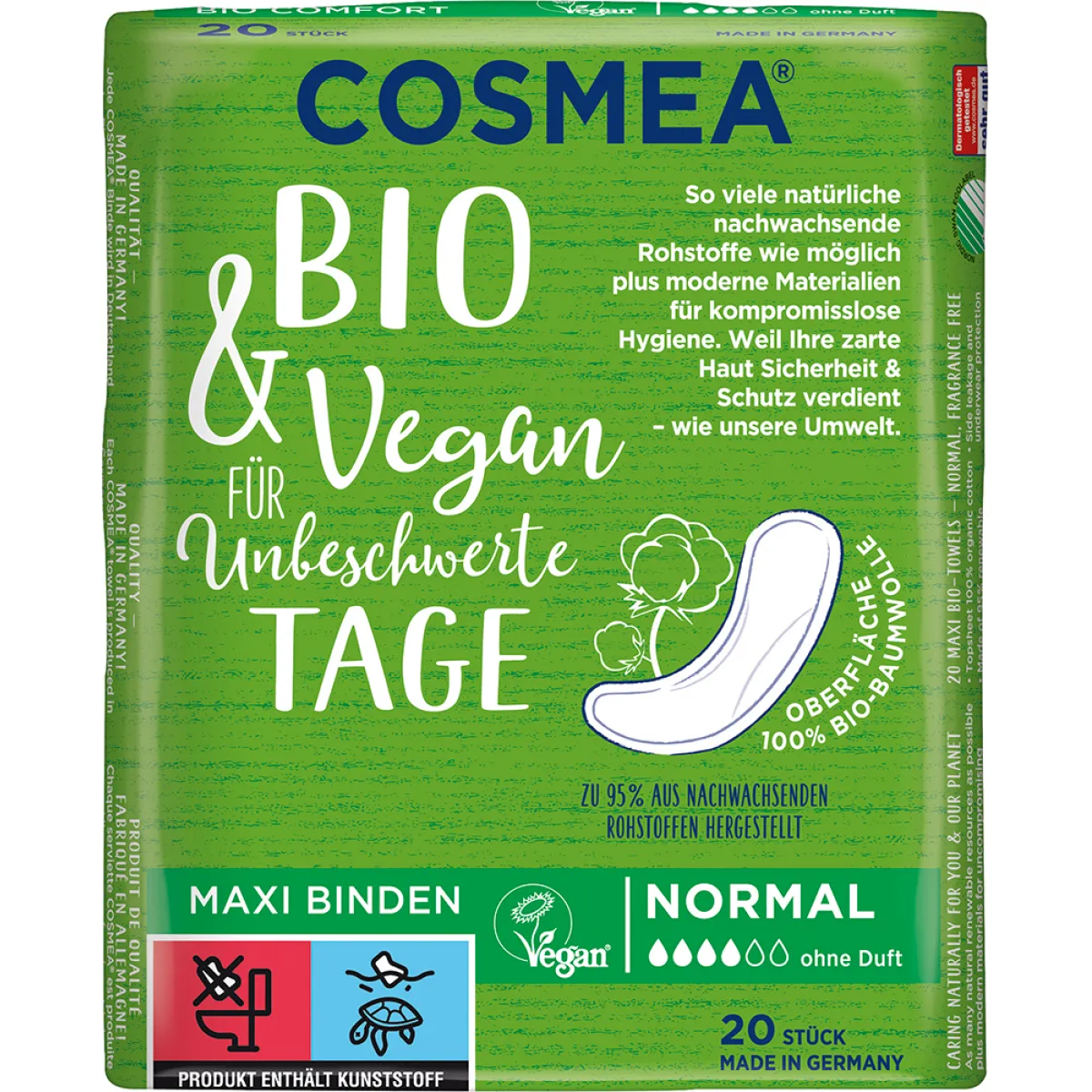 Cosmea Maxi Binden Normal ohne Duft 20 Stück