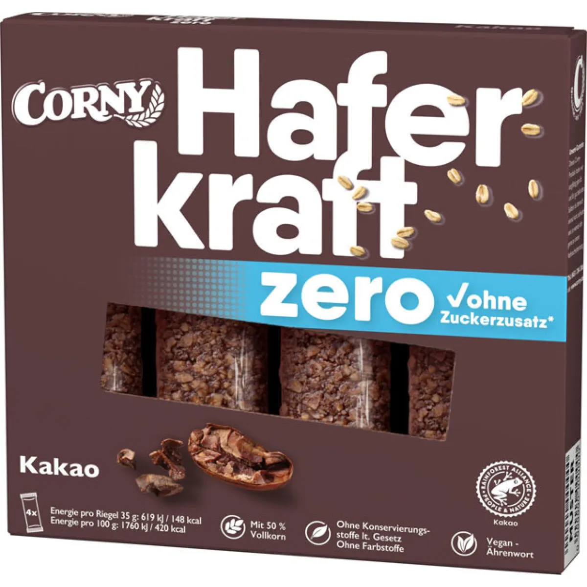 Corny Haferkraft Zero Kakao 140 g