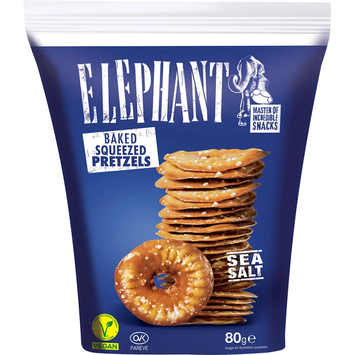 Elephant Pretzels Sea Salt 80 g