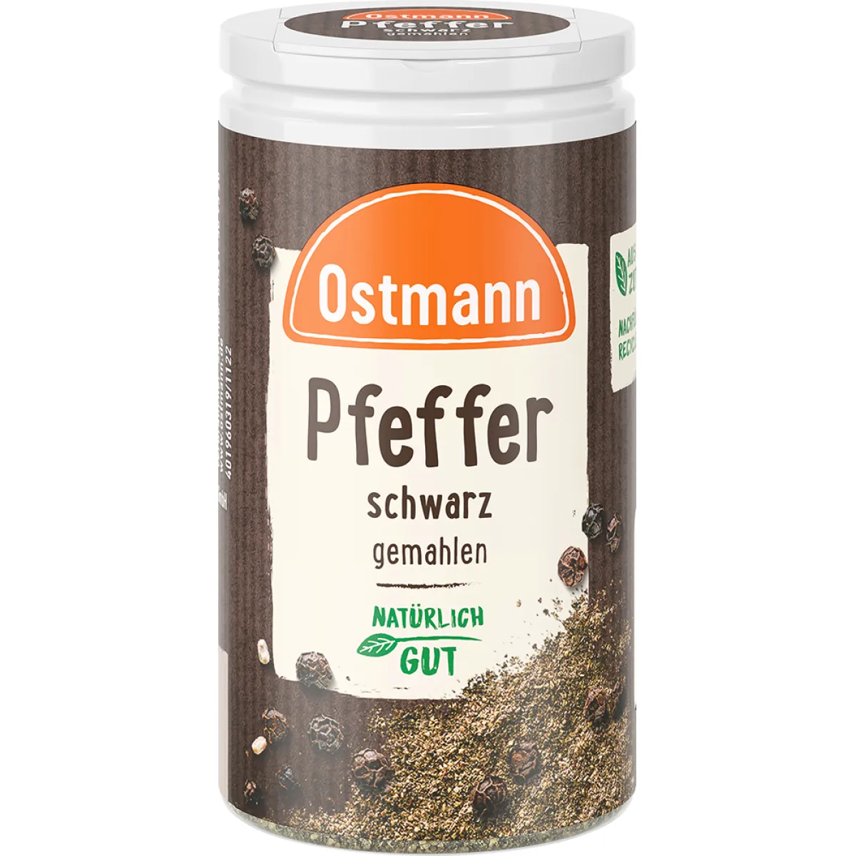 Ostmann Pfeffer schwarz gemahlen 40 g