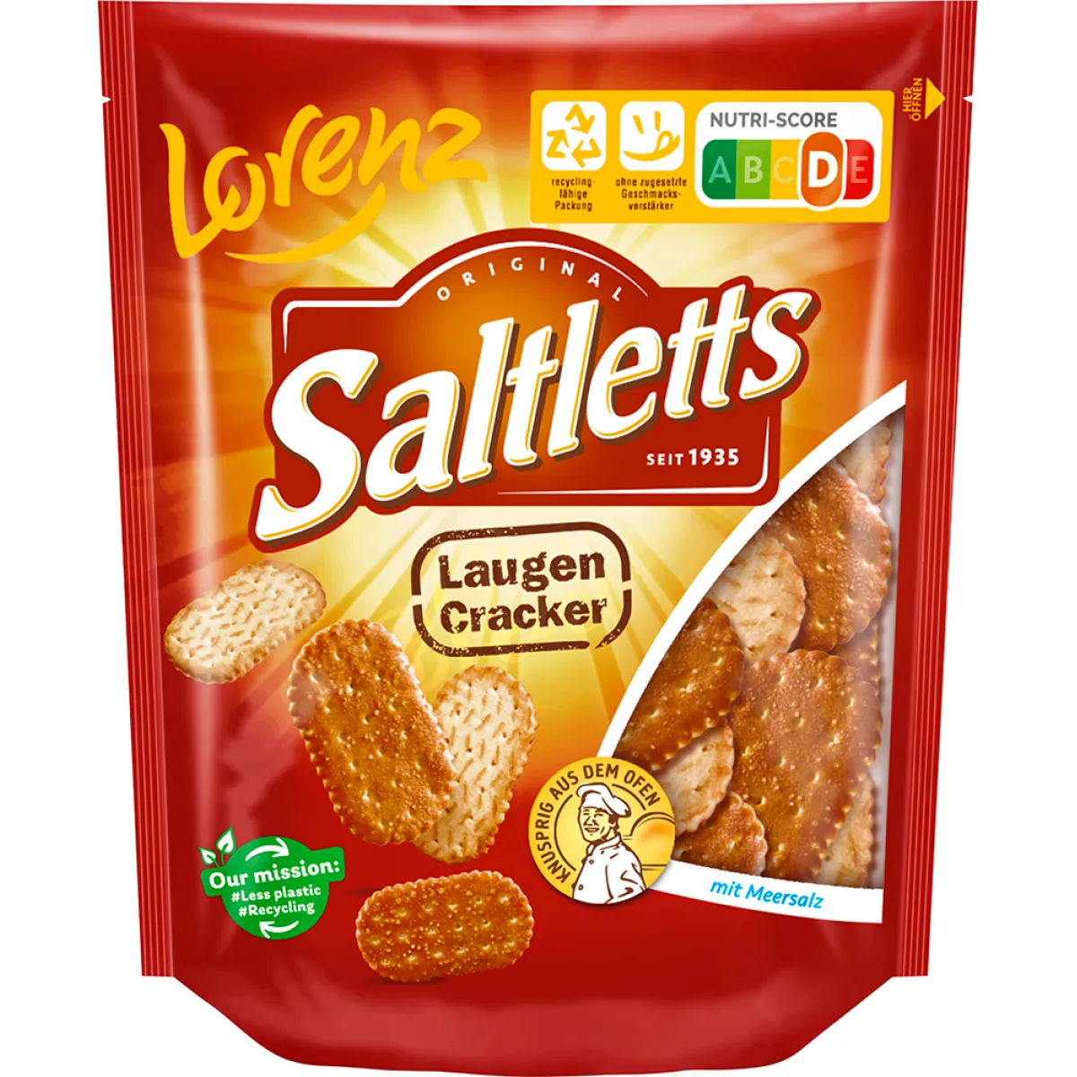 Lorenz Saltletts Laugen Cracker 150 g